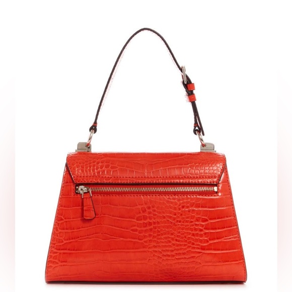 New GUESS Stephi Top-Handle Flap Bag - Picture 3 of 10